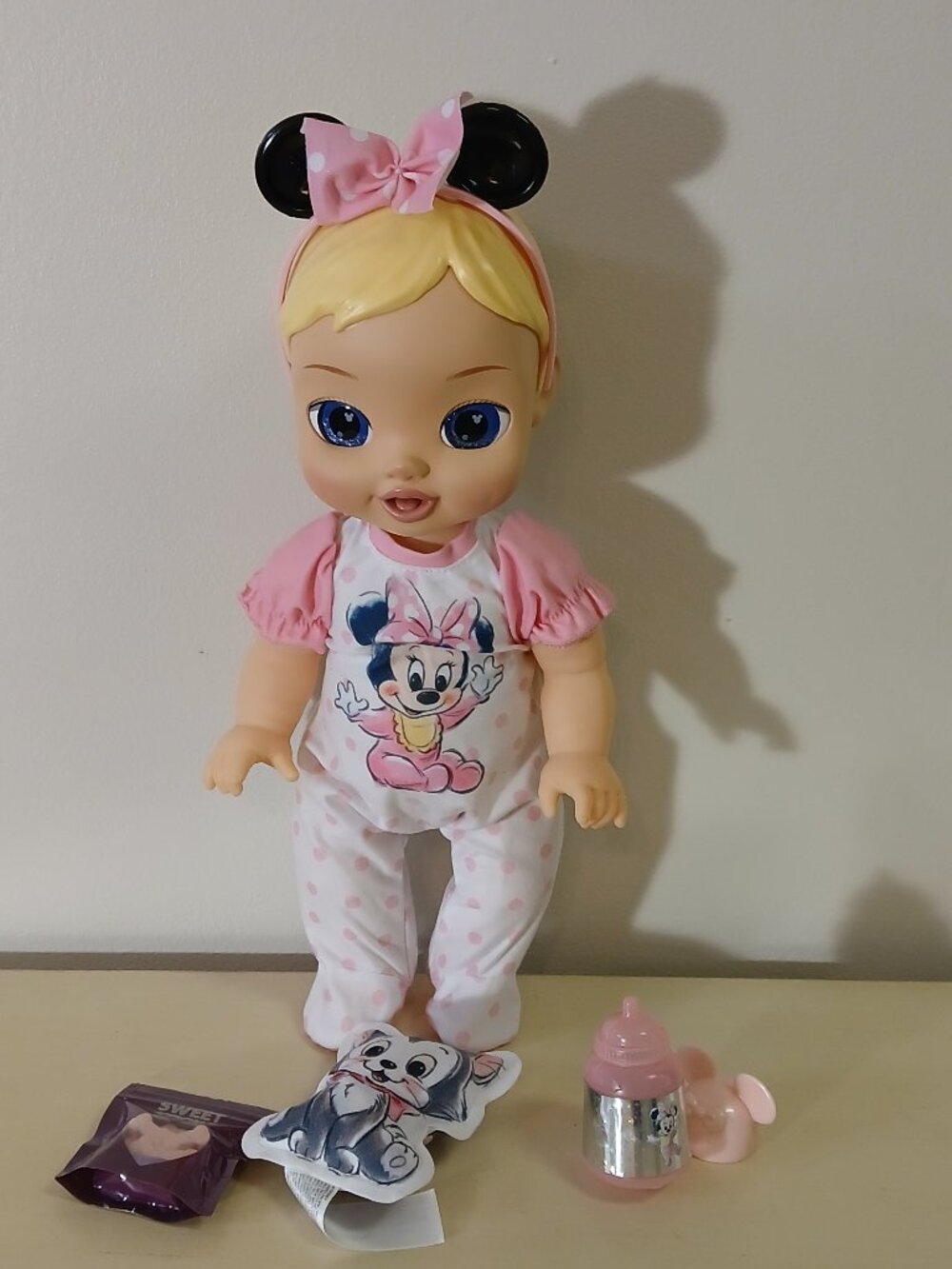 Disney Minnie Mouse baby doll with accessories